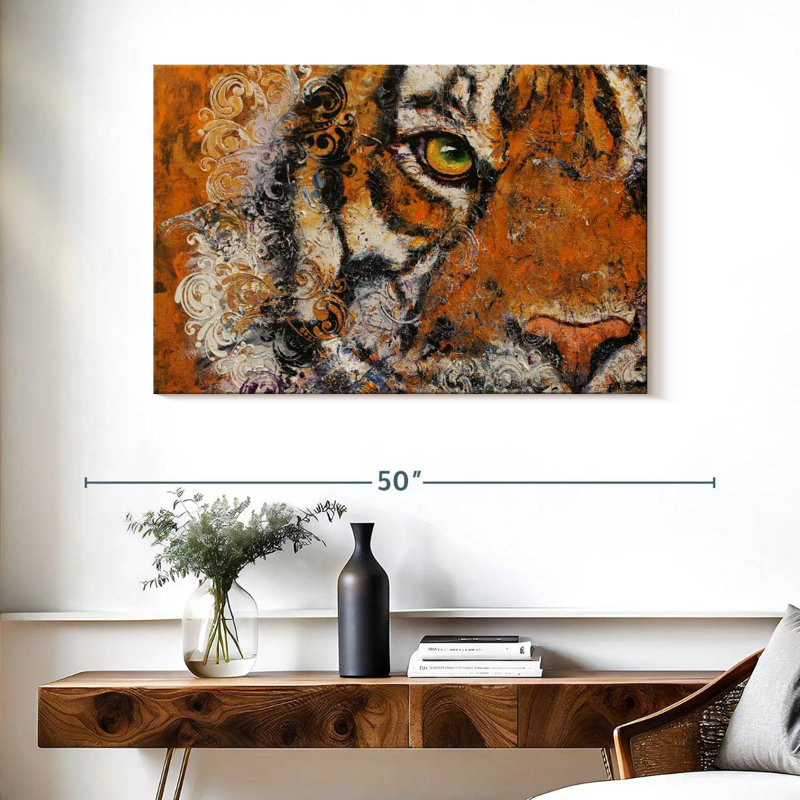 Brampt Royal Tiger Eye, 26" H x 39" W