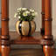 Eco - friendly Solid Wood Plant Stand with Carving