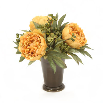 12 " Polysilk Mixed Floral Arrangement