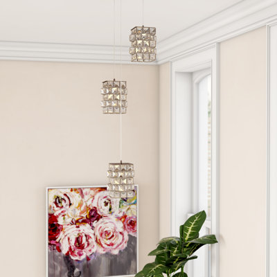 Tidwell 3 - Light Chrome Cluster Pendant
