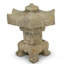 Brandle PAGODA LANTERN Small 40cm Weathered Dark Stone Effect-116005138