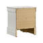 Table de chevet 2 tiroirs avec pieds