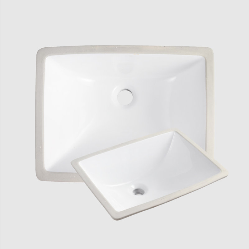 NOBLE 1611W Rectangular Undermount Bathroom Sink