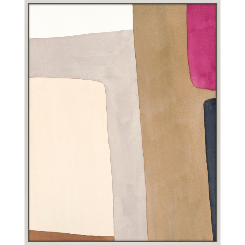 A Highlight of Fuchsia Print by Julia Balfour, White Framed Canvas, 20" H x 16" W x 1.4" D