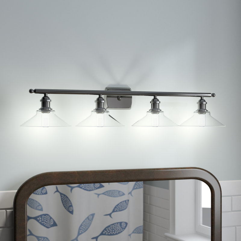 Reede 4 - Light Dimmable Vanity Light, Polished Chrome