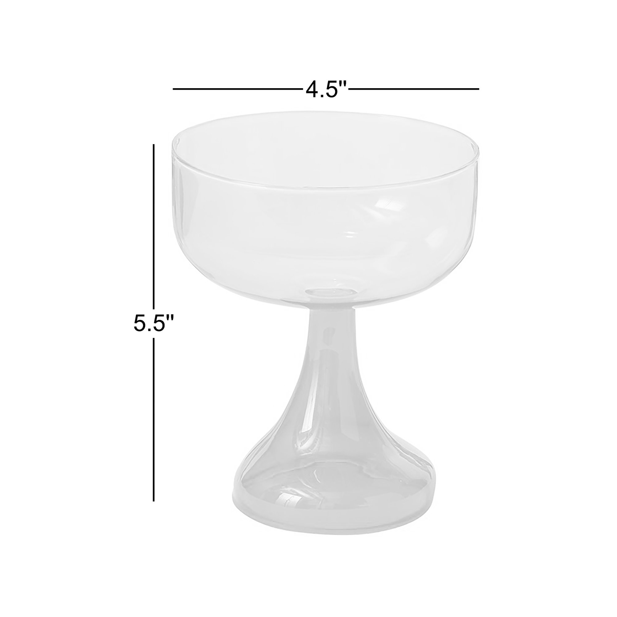 Aredale Coupe Glass, Blue