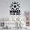 Autocollant mural de joueur de football personnalisé - vinyle adhésif pour la maison, la chambre de bébé ou le vestiaire, décor de thème sportif - autocollants de joueur de football DS-14