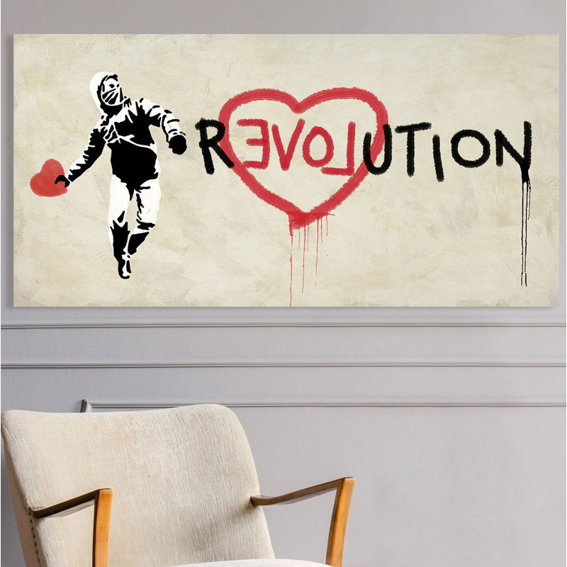 Revolution - Wrapped Canvas Print, 70cm H x 140cm W x 4cm D