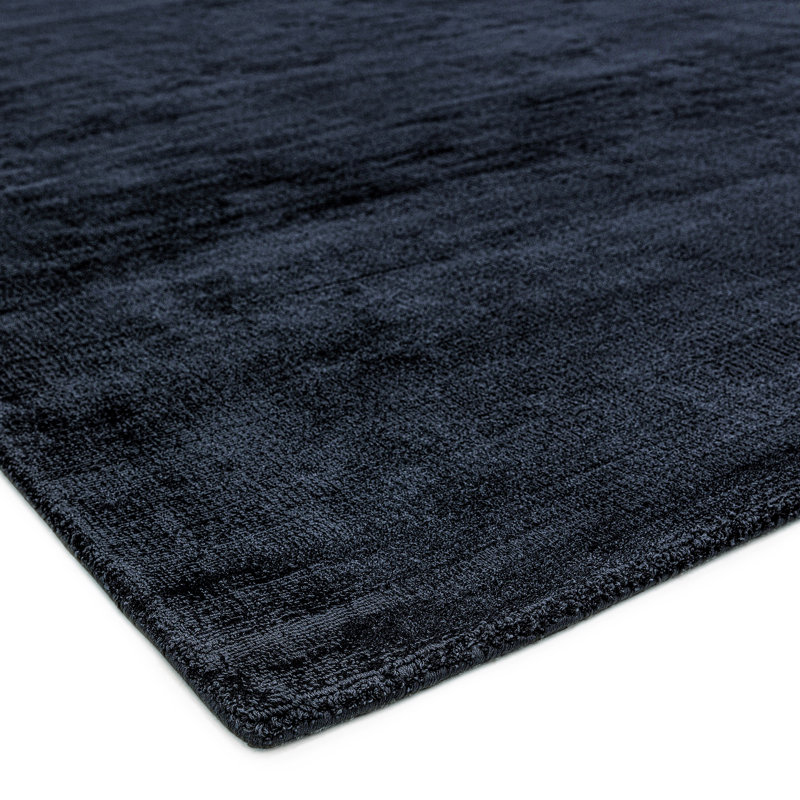 Nareg Handmade Tufted Navy Rug, Runner 66 x 240cm