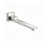 Robinet de baignoire mural pliant pivotant à 180 ° en acier inoxydable résistant à la rouille et durable, nickel brossé
