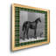 Équitation à carreaux I - reproduction d'art sur toile-570367179-570367178