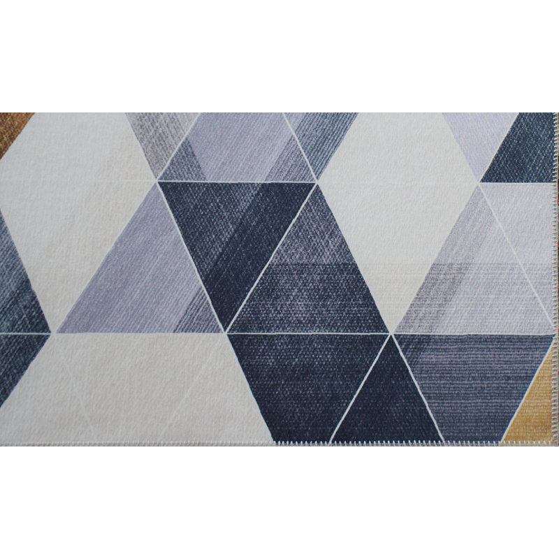 Sue Geometric Hand Woven Area Rug Set, Rectangle 160cm x 230cm