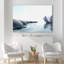«Zen Stones Serene Spa Massage White Water Lily», photographie sur toile, salle de bain, art mural-56324630-124478435