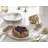 Blue Bay White 12-Piece Dinnerware Set