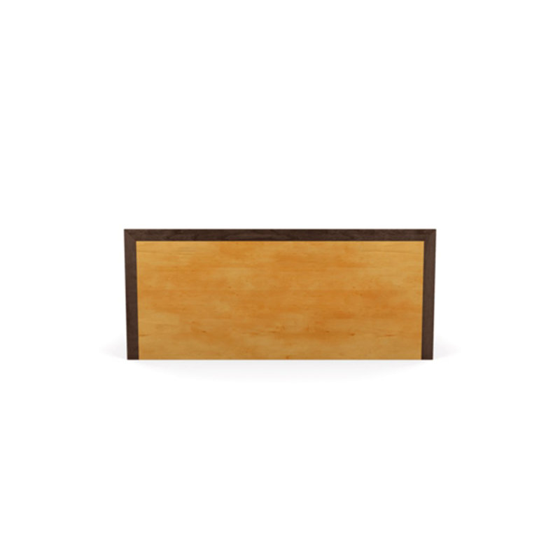 Moduluxe Solid Wood Bed, Queen, Smoke Cherry