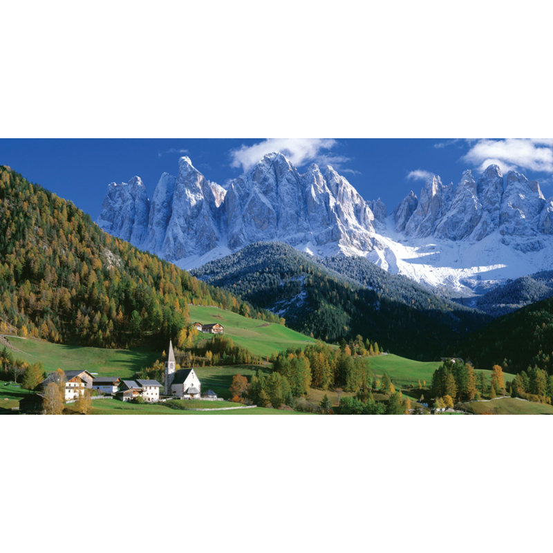 Murale Vallée d'Italie Gann, l 40 po x L 80 po