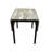 Cob Solid Wood Top Metal Base Dining Table