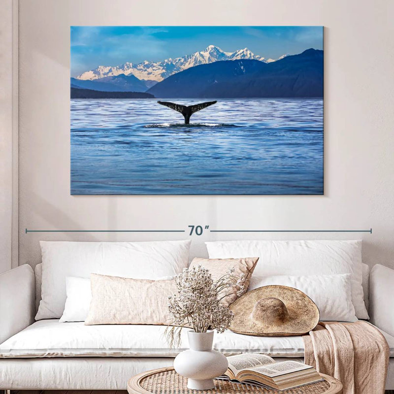 Kavia Juneau Humpback Whale Tail, 34" H x 51" W