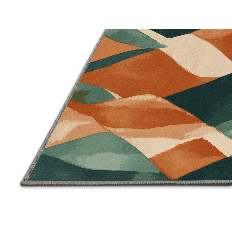 Cerulean Shadows Rug, Rectangle 8' x 10'