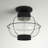 Mojave 1 - Bulb Outdoor Semi Flush Mount-20526071
