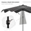 Britnee 292cm Lighted Tilt Market Parasol-607030453