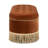 Oval Tufted Bullion Fringe Storage Bench-433287281