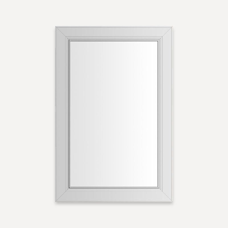 Miroir de salle de bain Main Line, 30 po x 20 po, Chrome