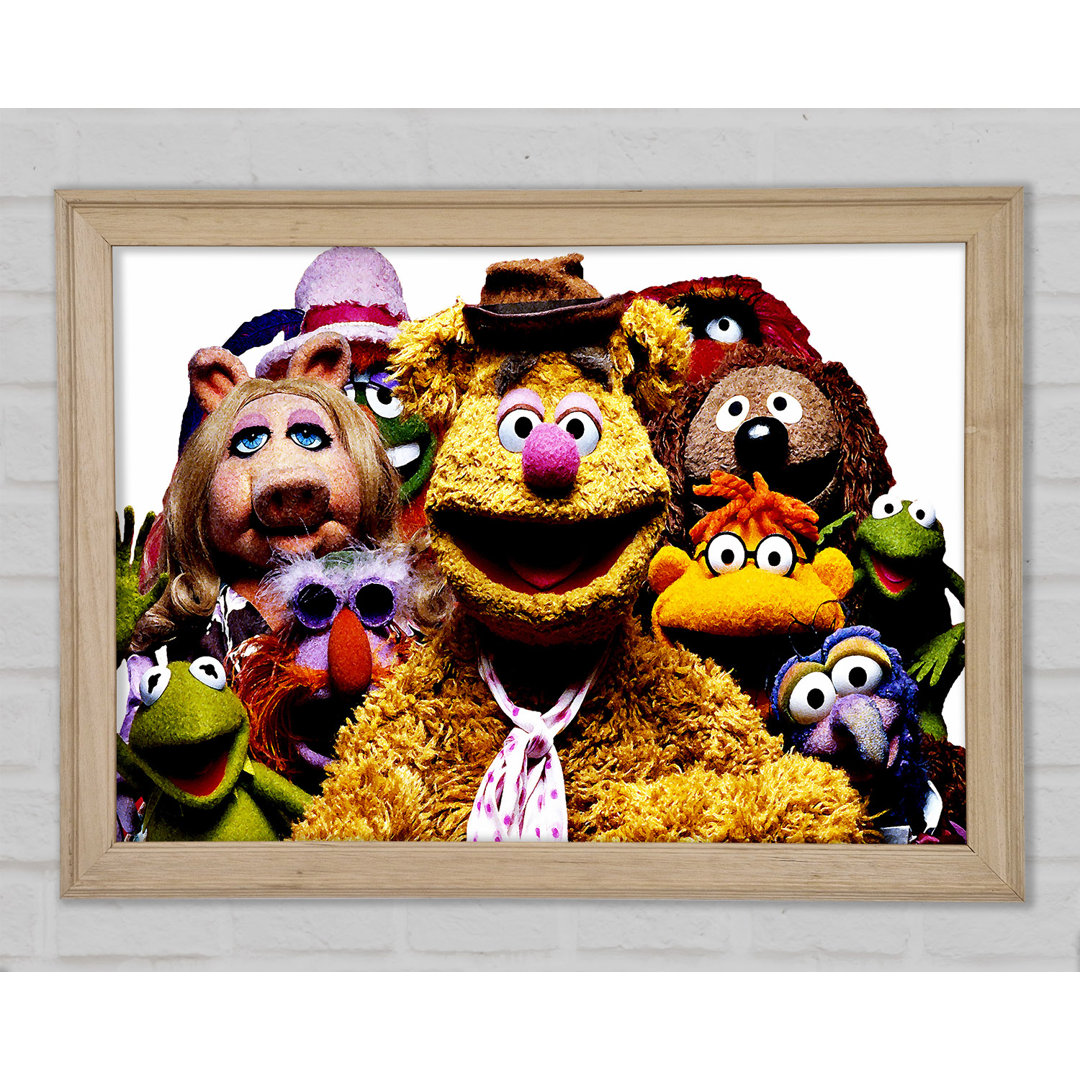 Die Muppets Crew Retro 1970S - Druck