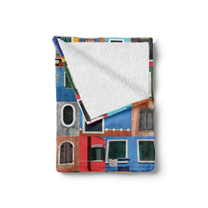 Hand Woven Throw Blanket, 50" x 60"