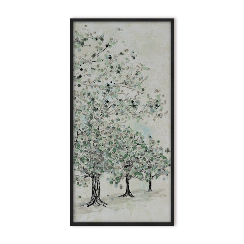 Nature Inspired "Dappled Canopy" Canvas Wall Art By , 48" H x 24" W, Framed Print, Brown