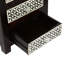 Table de chevet 3 tiroirs en bois