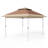 10x10 FT Pop Up Patio Gazebo Canopy – Double Vented Roof, Adjustable Height, Mosquito Netting, Sidewalls, Waterproof, Wheeled Carry Bag – Outdoor Garden, Lawn, Backyard Shelter – Dark Brown Top+Khaki, 3x3M-126545367