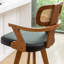 Swivel Upholstered Counter Stool-834109325-834109326
