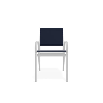 Gardenella Sling Aluminum Frame Stacking Bistro Chair