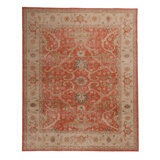 Distressed Homage Hand Knotted Wool Oriental Area Rug