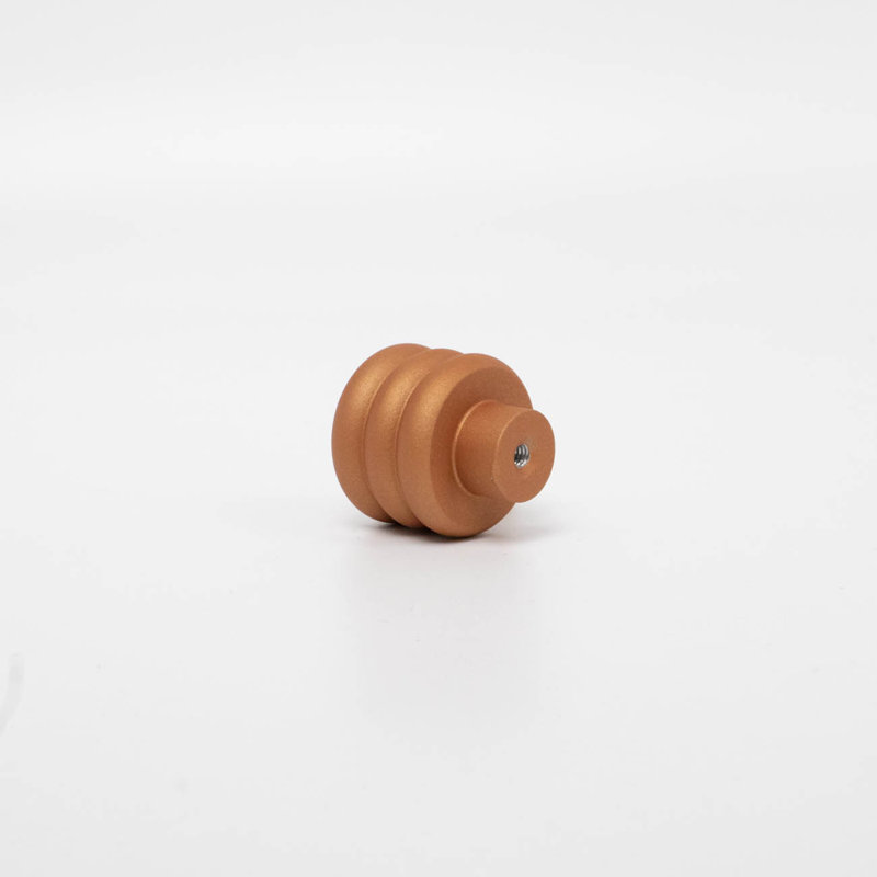 ROUS Hardware Mid-Century Modern Honey Comb Knob, Copper (Brown)