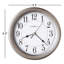 Aries Metal Analog Wall Clock