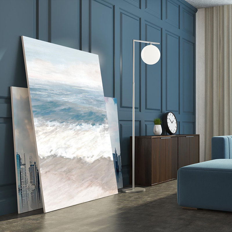 «Warm Waves», reproduction d'art sur toile géante, H 72 po x l 48 po x P 1,5 po
