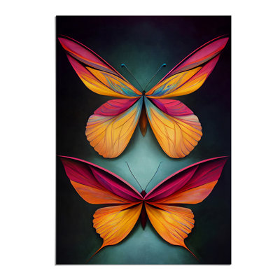 Colourful Butterflies No.2 - Wall Art