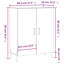 Okmulgee 2 - Door Rectangle Accent Cabinet-2030144286