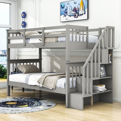 Olivarria Kids Twin Over Twin Bunk Bed