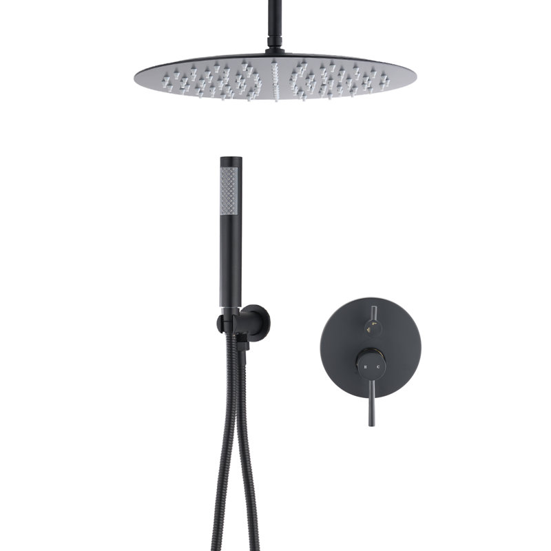 Système de douche complet avec valve brute