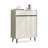 Creamy-white+Black Manufactured Wood+Metals Shoe Storage