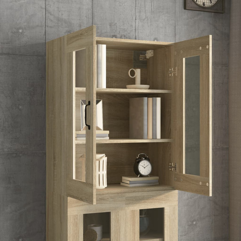 Joffrey 69.5cm Sideboard with Bar Hutch, Sonoma Oak