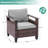 2 Piece Wicker Patio Sofa Set-112649053