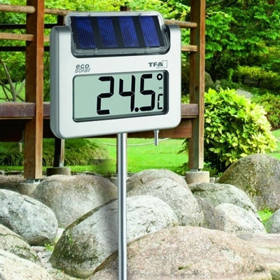 94cm Solar Powered Wireless Thermometer