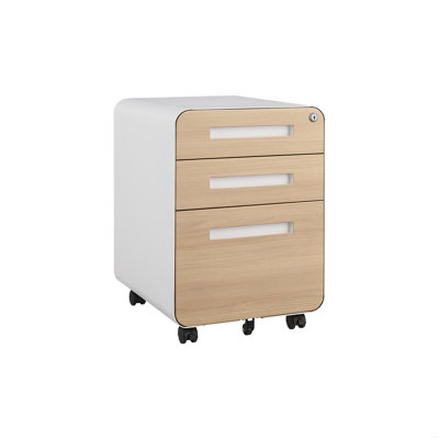 3 Drawer Mobile File Cabinet Under Desk Office,Simple Style Versatile Storage Cabinet
