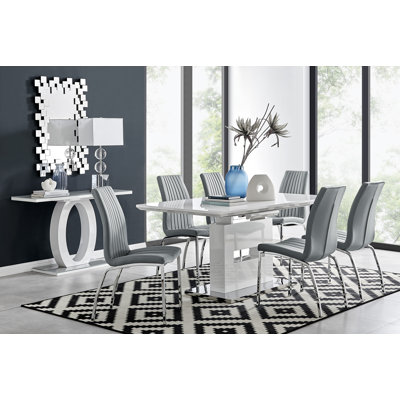 Eubanks Dining Set with 6 Chairs