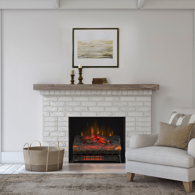 duraflame® Infrared Quartz Electric Log Set Heater, Rustic Pine