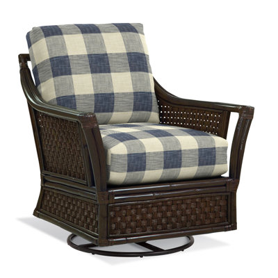 Boca Upholstered Swivel Armchair